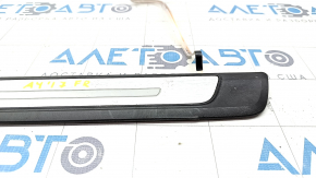 Door sill trim outer front right Audi A4 B9 17- S-Line with backlight, scratches, broken guide, bumps