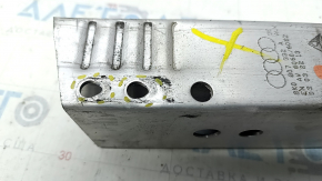 Rear bumper reinforcement fang right Audi A4 B8 08-16 sedan, holes are dented