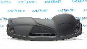 Torpedo front panel with AIRBAG Audi A4 B9 17 - black, without projection, Bang and Olufsen, broken left speaker grille mount