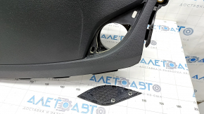 Torpedo front panel with AIRBAG Audi A4 B9 17 - black, without projection, Bang and Olufsen, broken left speaker grille mount