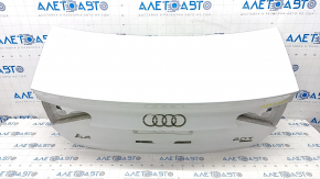 Trunk lid Audi A4 B8 13-16 rest sedan without spoiler, white LS9R, butt