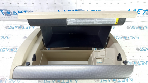 Glove box, glove compartment VW Jetta 11-18 USA beige, without lock, with chrome insert, scratches