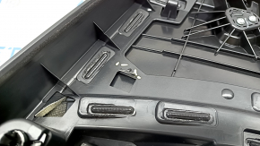 Door trim card rear left Audi A4 B9 17-19 black, black armrest, leather, wood insert, Bang and Olufsen, broken mount