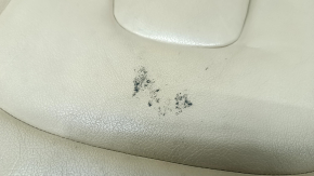 Driver's seat Audi A4 B8 13-16 without airbag, electric, beige leather, needs cleaning, cracks