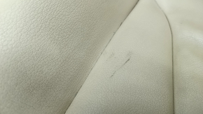 Driver's seat Audi A4 B8 13-16 without airbag, electric, beige leather, needs cleaning, cracks