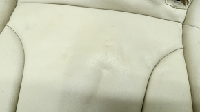 Rear row of seats 2nd row Audi A4 B8 13-16 beige leather, solid back, needs cleaning, tear, dented