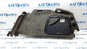 Left arch trim Audi A4 B8 08-16 sedan, black, mount peeled off