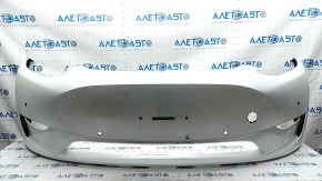 Tesla Model Y 20 bare front bumper - for 6 parking sensors, white