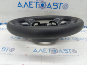 Bare steering wheel Audi A4 B8 13-16 leather black, 4 spokes, scratches on leather