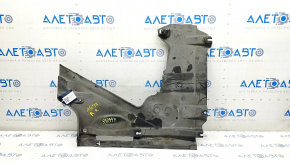 Rear right underbody protection Audi A4 B9 17- cracks