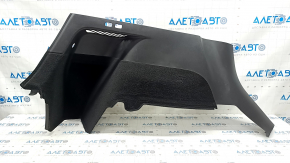 Rear left arch trim Tesla Model Y 20 - black, under 2 rows, type 1, scratches, broken fasteners