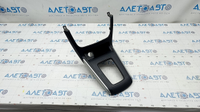 Nissan Sentra 16-19 center console trim black with chrome, automatic transmission, scratches