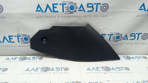 Center console trim side left Nissan Sentra 13-19 front, black