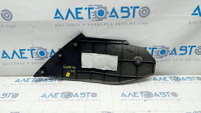 Center console trim side left Nissan Sentra 13-19 front, black