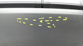 Rear bumper lip Audi A4 B8 13-16 rest sedan S-Line, torn, missing fragment, broken fasteners, scratches, dents