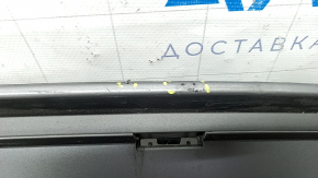 Rear bumper lip Audi A4 B8 13-16 rest sedan S-Line, torn, missing fragment, broken fasteners, scratches, dents