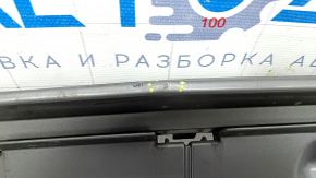 Rear bumper lip Audi A4 B8 13-16 rest sedan S-Line, torn, missing fragment, broken fasteners, scratches, dents