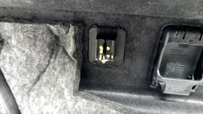 Rear shelf Audi A4 B8 08-16 black, burnt out, broken guide