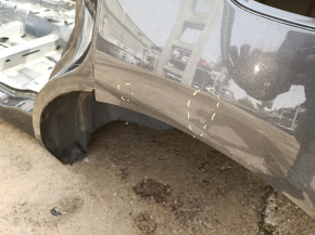 Quarter wing rear left Ford Edge 19- on the body, graphite, dent, bumps