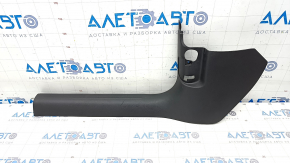 Door sill trim inner front left Audi A4 B8 08-16 sedan, black, scratches