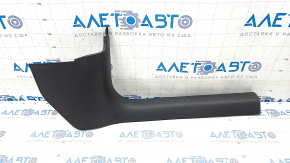 Door sill trim inner front right Audi A4 B8 08-16 sedan, black, scratches