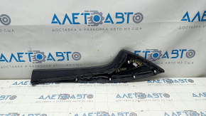 Center console trim side left Nissan Maxima A36 16- upper, leather, black, tear