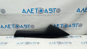 Center console trim side right Nissan Maxima A36 16- upper, leather, black