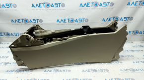 Central console Nissan Maxima A36 16 - bare, beige, scratches, cracked mount