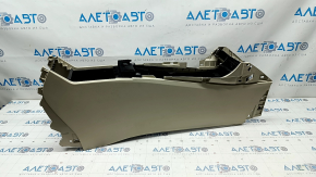 Central console Nissan Maxima A36 16 - bare, beige, scratches, cracked mount