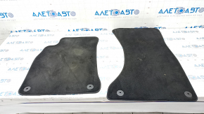 Set of floor mats for Audi A4 B8 08-16 black, cloth, for cleaning