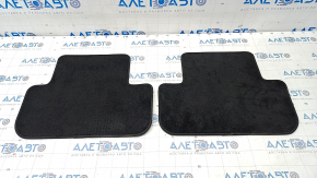 Set of floor mats for Audi A4 B8 08-16 black, cloth, for cleaning