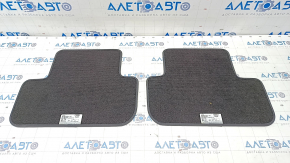 Set of floor mats for Audi A4 B8 08-16 black, cloth, for cleaning