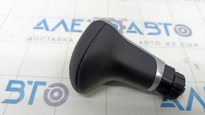 Gear knob Audi A4 B8 13-16 rest leather black, worn, upper part