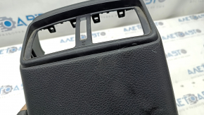 Center console trim rear Nissan Rogue 14-20 black, scratches