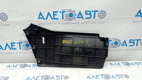 Center console trim side left Nissan Altima 13-18 front, black, scratches