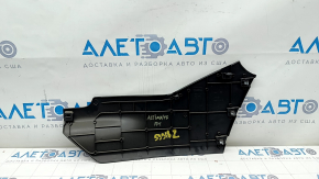 Center console trim side right Nissan Altima 13-18 front, black, scratches