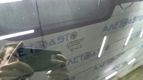 Trunk door bare with glass Tesla Model Y 20- white PPSW, with brake light, painted 0.3, scratches on glass