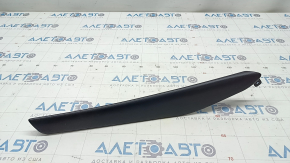 Center console trim side right Nissan Altima 16-18 upper, black, scratches