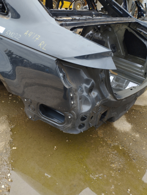 Quarter wing rear left Audi A4 B9 17- on the body, graphite, bumps