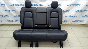 Rear row of seats 2nd row Tesla Model Y 20 - leather black, solid bottom, electric, heated