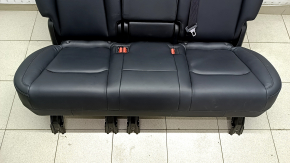 Rear row of seats 2nd row Tesla Model Y 20 - leather black, solid bottom, electric, heated