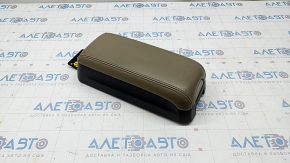 Armrest Jeep Compass 11-16 leather, brown, scratches