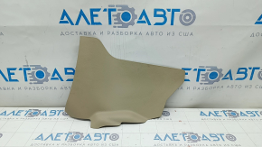 Center console trim side left Nissan Rogue 14-16 front, beige
