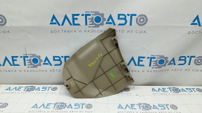 Center console trim side right Nissan Rogue 14-16 front, beige