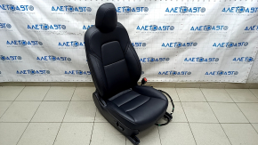 Passenger seat Tesla Model Y 20- with airbag, electric, leather black, heated, scratches