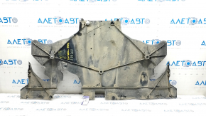 Tesla Model Y 20 rear subframe guard - worn, tears, cracks, missing fragments