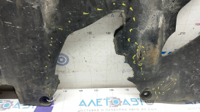 Tesla Model Y 20 rear subframe guard - worn, tears, cracks, missing fragments