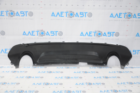 Rear bumper trim lower Ford Escape MK3 13-19 prerest 2 pipes with plug