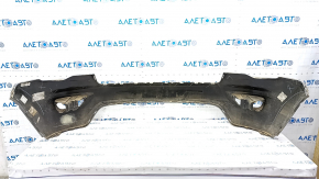 Front bumper bare top part under the trim Jeep Grand Cherokee WK2 17- silver, dented, scratches, broken fasteners, non-factory holes, made
