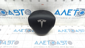 Airbag in the steering wheel driver Tesla Model Y 20 - black, rusty pyropatron